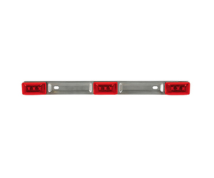ΜΕΤΑΛΛΙΚΗ ΜΠΑΡΑ ΜΕ 3 ΦΩΤΑ LED 24V
