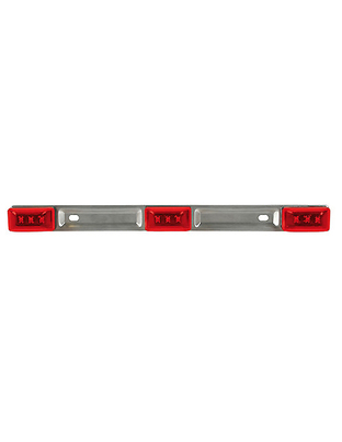 ΜΕΤΑΛΛΙΚΗ ΜΠΑΡΑ ΜΕ 3 ΦΩΤΑ LED 24V