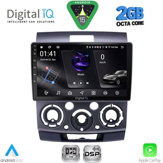 DIGITAL IQ RSF 4170_CPA (9inc) MULTIMEDIA TABLET for FORD RANGER | MAZDA BT50 mod. 2006-2011