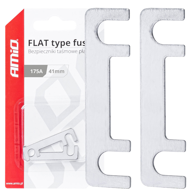 Amio - ΑΣΦΑΛΕΙΕΣ FLAT 41mm 175A - 2 Τεμ. (03496/AM)