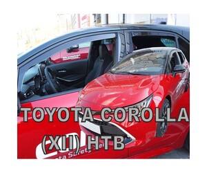 ΑΝΕΜΟΘΡΑΥΣΤΕΣ ΓΙΑ TOYOTA COROLLA XII 5D HTB 2018+ ΣΕΤ ΑΥΤΟΚΙΝΗΤΟΥ ΑΠΟ ΕΥΚΑΜΠΤΟ ΦΙΜΕ ΠΛΑΣΤΙΚΟ HEKO - 4 ΤΕΜ.