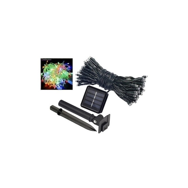 ΗΛΙΑΚΑ ΛΑΜΠΑΚΙΑ LED ΠΟΛΥΧΡΩΜΑ 100ΤΜΧ AD-1467