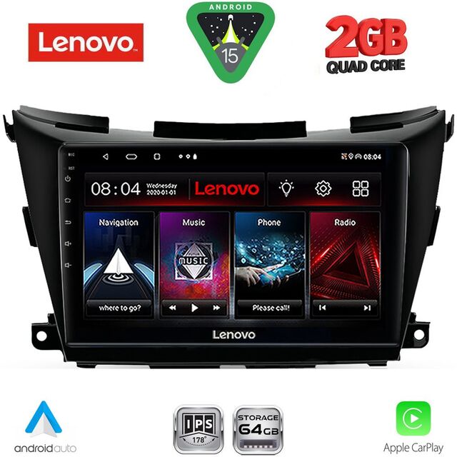 LENOVO LVD 2462B_CPA (9inc) MULTIMEDIA TABLET for NISSAN MURANO mod. 2017-2025