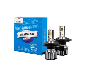 H4  12>24V 6.500K 5.000lm 50W CSP1860 LED LSG SERIES +300% KIT M-TECH - 2 ΤΕΜ.