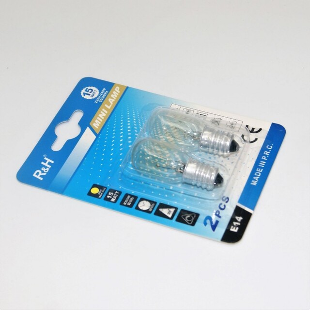 Mini ΛΑΜΠΑ DIMMER ΨΥΓΕΙΟΥ ΑΛΟΓΟΝΟΥ 2τμχ E14 15W 3500K LI-LA-6539