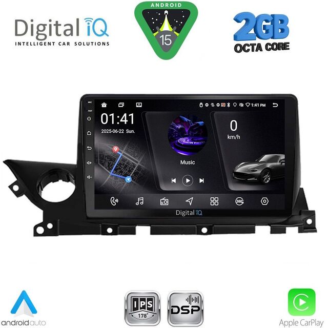 DIGITAL IQ RSF 4379B_CPA (9inc) MULTIMEDIA TABLET for MAZDA 6 mod. 2021-2026