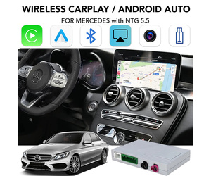LENOVO LTP BZ2504F CPAA (WIRELESS CARPLAY / ANDROID AUTO BOX for MERCEDES mod. 2017-2021 with NTG 5.5 with 10.25" screen - with 2 CAMERAS)