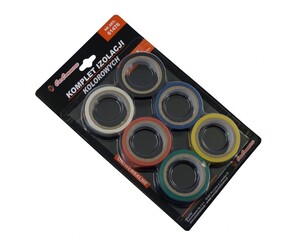 ΜΟΝΩΤΙΚΕΣ ΤΑΙΝΙΕΣ 18 Χ 5 mm ΣΕ ΔΙΑΦΟΡΑ ΧΡΩΜΑΤΑ (ΛΕΥΚΟ/ΜΠΛΕ/ΠΡΑΣΙΝΟ/ΜΑΥΡΟ/ΚΙΤΡΙΝΟ/ΚΟΚΚΙΝΟ) - 6 ΤΕΜ.