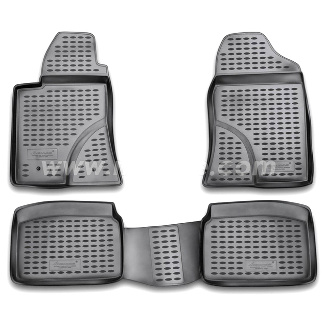 ΠΑΤΑΚΙΑ ΣΕ ΣΚΑΦΗ TPE ΛΑΣΤΙΧΟ ΓΙΑ TOYOTA AVENSIS 04/2003-2009  ΣΕ ΜΑΥΡΟ ΧΡΩΜΑ NOVLINE - 4 ΤΕΜ.