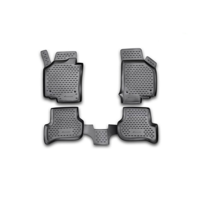 ΠΑΤΑΚΙΑ ΣΕ ΣΚΑΦΗ TPE ΛΑΣΤΙΧΟ ΓΙΑ SEAT LEON 2005-2013  ΣΕ ΜΑΥΡΟ ΧΡΩΜΑ NOVLINE - 4 ΤΕΜ.