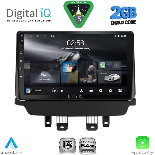 DIGITAL IQ RSD 1362_CPA (9inc) MULTIMEDIA TABLET for MAZDA 2 mod. 2014-2023