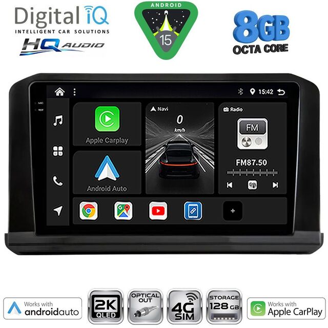 DIGITAL IQ BXK 20456B_CPAA (10inc) MULTIMEDIA TABLET for NISSAN NAVARA mod. 2025+