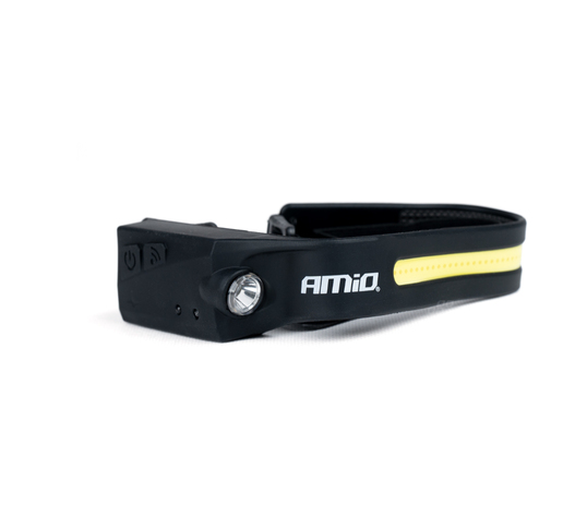 Amio - ΦΑΚΟΣ ΚΕΦΑΛΗΣ ΕΡΓΑΣΙΑΣ LED USB-C 1200mAh XPE+COB ΕΠΑΝΑΦΟΡΤΙΖΟΜΕΝΟΣ - 1 TEM. (03241/AM)