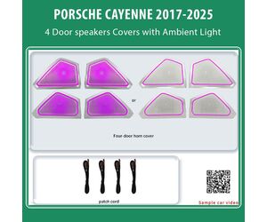 DIQ AMBIENT PORSCHE BSJPJ11 (Digital iQ Ambient Light for Porsche Cayenne mod. 2017-2025, 4 Speakers Covers)