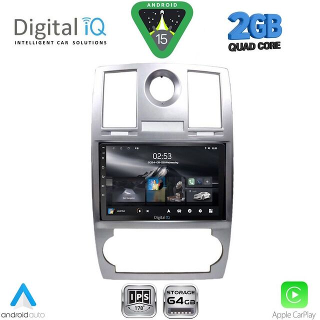 DIGITAL IQ RSD 1285_CPA (9inc) MULTIMEDIA TABLET for CHRYSLER 300C mod. 2005-2010