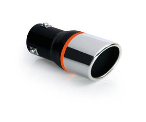 ΑΚΡΟ ΕΞΑΤΜΙΣΗΣ TS-25 Φ 37-58 mm - ΣΤΡΟΓΓΥΛΟ ΜΑΥΡΟ/ΙΝΟΧ