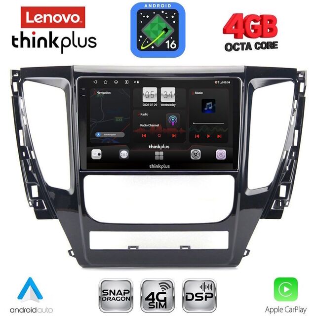 LENOVO LTG 7447A_CPA (9inc) MULTIMEDIA TABLET for MITSUBISHI PAJERO mod. 2013-2020