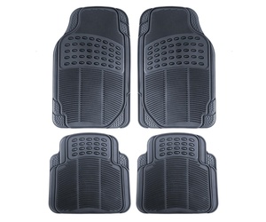 ΠΑΤΑΚΙΑ ΛΑΣΤΙΧΟ RUBBER MATS ΜΑΥΡΑ ΣΕΤ 4ΤΕΜ.