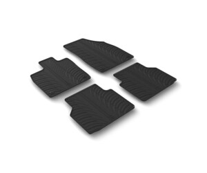 LAMPA - ΠΑΤΑΚΙΑ ΑΥΤΟΚΙΝΗΤΟΥ ΑΠΟ ΛΑΣΤΙΧΟ ΓΙΑ AUDI Q4 E-TRON 06/2021+ ΣΕ ΜΑΥΡΟ ΧΡΩΜΑ ME ΚΟΥΜΠΩΜΑΤΑ - 4 ΤΕΜ.