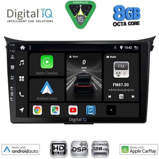 DIGITAL IQ BXF 7232_CPAA (9inc) MULTIMEDIA TABLET for HYUNDAI i30  mod. 2012-2017