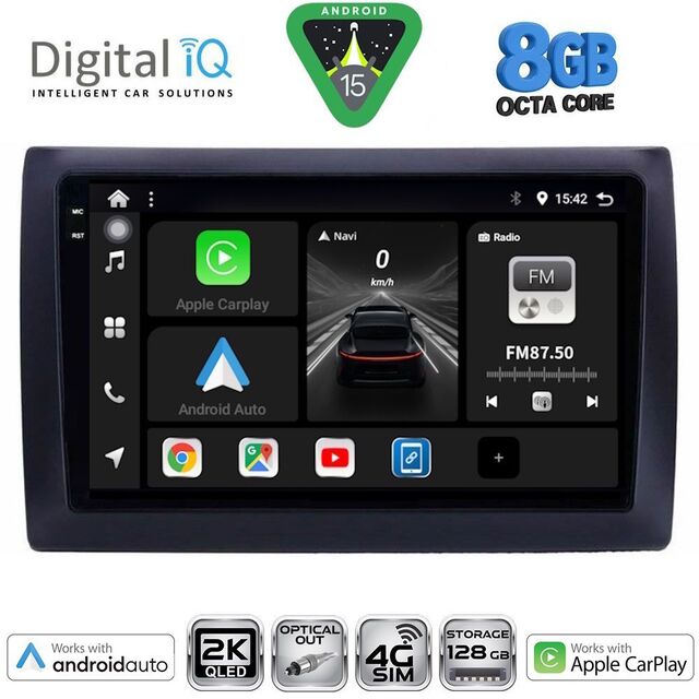 DIGITAL IQ BXK 20145_CPAA (9inc) MULTIMEDIA TABLET for FIAT STILO mod. 2001-2007