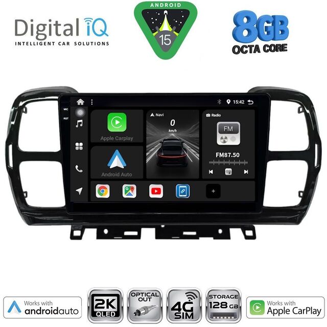 DIGITAL IQ BXK 20088_CPAA (9inc) MULTIMEDIA TABLET for CITROEN C5 AIRCROSS mod. 2017-2021