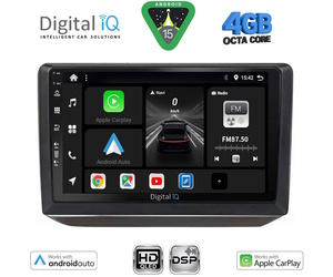 DIGITAL IQ BXF 16581_CPAA (10inc) MULTIMEDIA TABLET for SKODA FABIA mod. 2008-2014