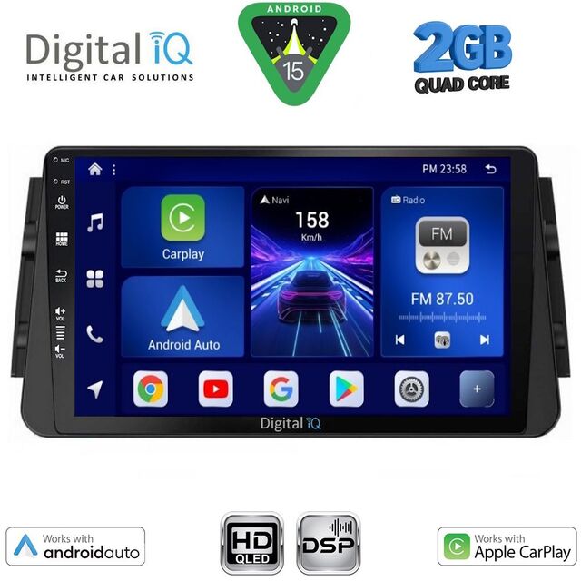 DIGITAL IQ BXC 3460_CPAA (9inc) MULTIMEDIA TABLET for NISSAN MICRA mod. 2017-2025