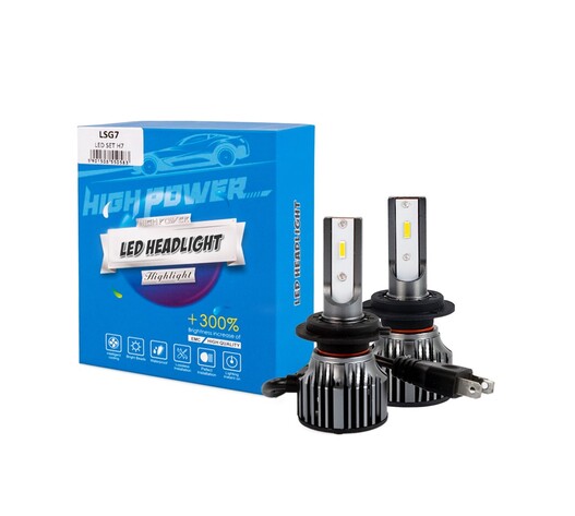 H7  12>24V 6.500K 6.400lm 50W CSP1860 LED LSG SERIES +300% KIT M-TECH - 2 ΤΕΜ.