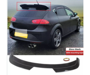 Αεροτομή οροφής μαύρη γυαλιστερή - Seat Leon 2009-2012