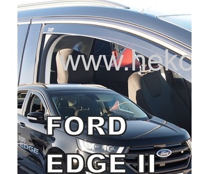 ΑΝΕΜΟΘΡΑΥΣΤΕΣ ΓΙΑ FORD EDGE 5D 2016+ ΖΕΥΓΑΡΙ ΑΠΟ ΕΥΚΑΜΠΤΟ ΦΙΜΕ ΠΛΑΣΤΙΚΟ HEKO - 2 ΤΕΜ.