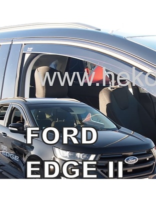 ΑΝΕΜΟΘΡΑΥΣΤΕΣ ΓΙΑ FORD EDGE 5D 2016+ ΖΕΥΓΑΡΙ ΑΠΟ ΕΥΚΑΜΠΤΟ ΦΙΜΕ ΠΛΑΣΤΙΚΟ HEKO - 2 ΤΕΜ.