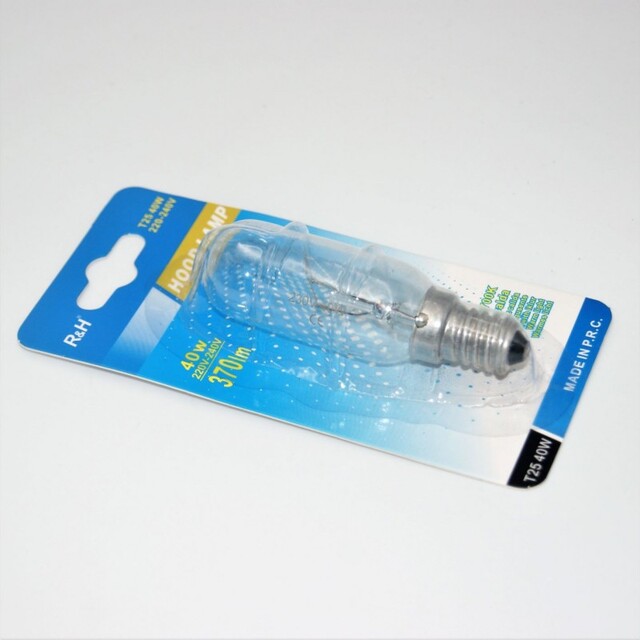 ΛΑΜΠΑ ΑΛΟΓΟΝΟΥ HOOD E14/40W/370Lm/2700K LI-LA-6542