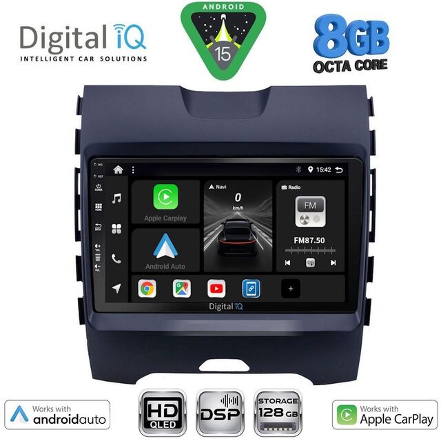 DIGITAL IQ BXF 18152_CPAA (9inc) MULTIMEDIA TABLET for FORD EDGE mod. 2015-2023