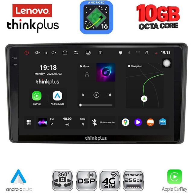 LENOVO LTM 11701_CPA (10inc) MULTIMEDIA TABLET for TOYOTA RAIZE mod. 2020-2026