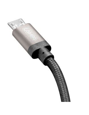 ΚΑΛΩΔΙΟ ΦΟΡΤΙΣΗΣ ΚΑΙ ΣΥΓΧΡΟΝΙΣΜΟΥ MICRO USB SUPER RESISTANT 100cm ΜΑΥΡΟ