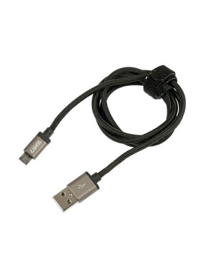 ΚΑΛΩΔΙΟ ΦΟΡΤΙΣΗΣ ΚΑΙ ΣΥΓΧΡΟΝΙΣΜΟΥ MICRO USB SUPER RESISTANT 100cm ΜΑΥΡΟ