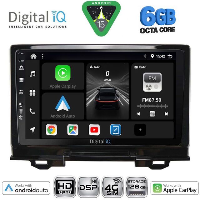 DIGITAL IQ BXF 17202A_CPAA (9inc) MULTIMEDIA TABLET for HONDA HRV mod. 202A1-202A6