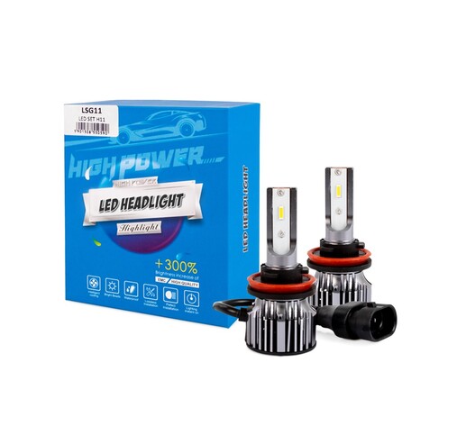H11  12>24V 6.500K 5.000lm 50W CSP1860 LED LSG SERIES +300% KIT M-TECH - 2 ΤΕΜ.
