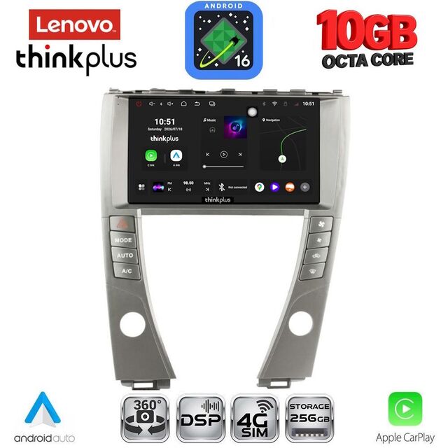 LENOVO LTM 11342B_CPA (9inc) MULTIMEDIA TABLET for LEXUS ES mod. 2006-2013