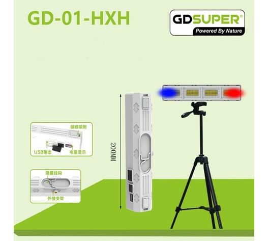 ΦΟΡΗΤΟΣ LED ΦΑΚΟΣ ΕΚΤΑΚΤΟΥ ΑΝΑΓΚΗΣ GD-02