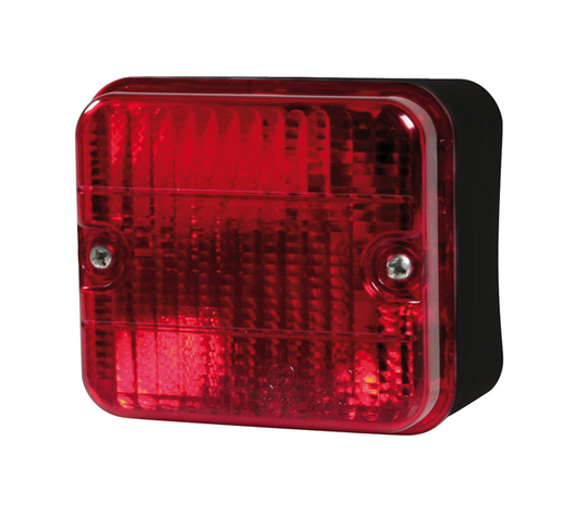 ΦΑΝΑΡΙ 12V - STOP ΚΑΙ ΟΜΙΧΛΗΣ - ΓΙΑ ΤΡΕΙΛΕΡ (ΚΟΚΚΙΝΟ - 70 Χ 80 Χ 50mm) - 1ΤΕΜ.