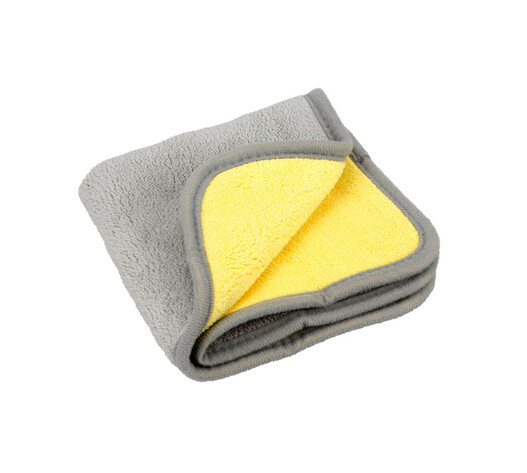 Lampa - Πανάκι καθαρισμού Microfibre (Μικροΐνες) Διπλής Όψης Premium (30x30 cm) - Γκρι / Κίτρινο - 1  τεμ. (L3717.9)