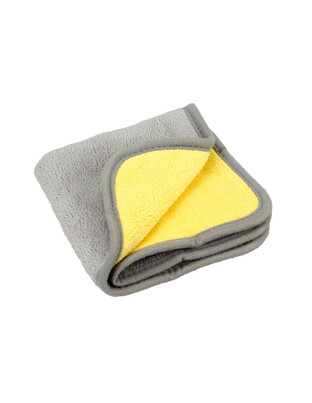 Lampa - Πανάκι καθαρισμού Microfibre (Μικροΐνες) Διπλής Όψης Premium (30x30 cm) - Γκρι / Κίτρινο - 1  τεμ. (L3717.9)