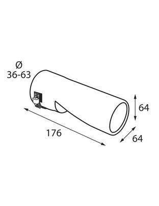 ΑΚΡΟ ΕΞΑΤΜΙΣΗΣ TS-69 36-63mm ΚΟΜΜΕΝΟ