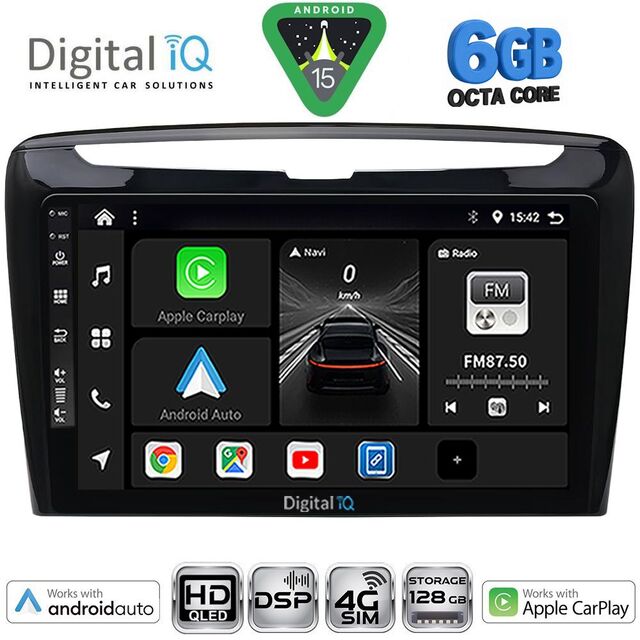 DIGITAL IQ BXF 17334_CPAA (9inc) MULTIMEDIA TABLET for LANCIA YPSILON mod. 2011+