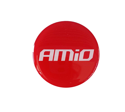 AMiO ΑΥΤΟΚΟΛΛΗΤΑ ΖΑΝΤΩΝ 5 cm ΛΕΥΚΟ/ΚΟΚΚΙΝΟ ΣΜΑΛΤΟΥ - 4 ΤΕΜ.