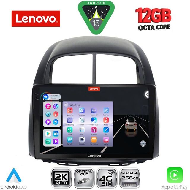 LENOVO SSZ 12124_CPA (10inc) MULTIMEDIA TABLET for DAIHATSU SIRION mod. 2006-2012