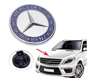 Mercedes-Benz - Σήμα Καπό Κουμπωτό Μπλέ