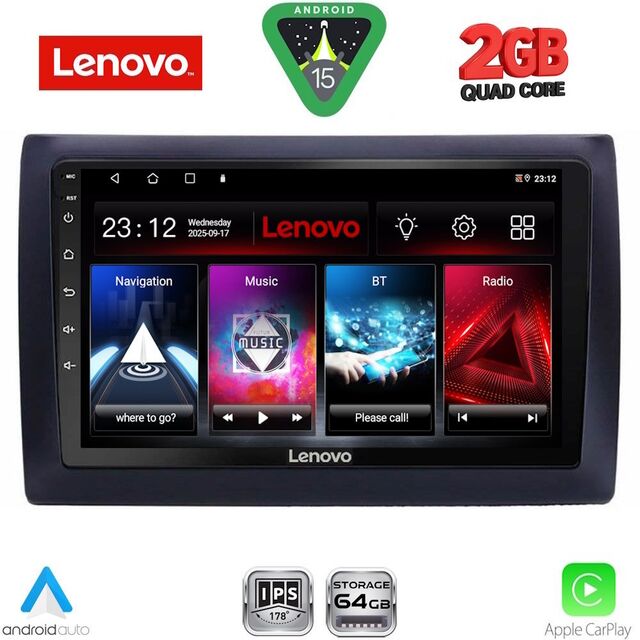 LENOVO LVD 2145_CPA (9inc) MULTIMEDIA TABLET for FIAT STILO mod. 2001-2007